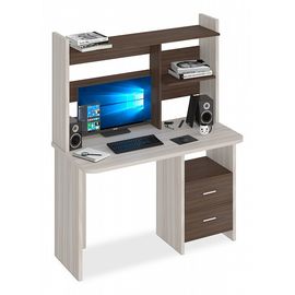  Стол компьютерный Домино Lite СКЛ-Прям120Р+НКЛ-120, фото 1 