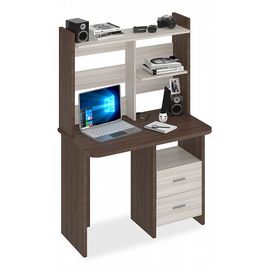  Стол компьютерный Домино Lite СКЛ-Прям100Р+НКЛ-100, фото 1 