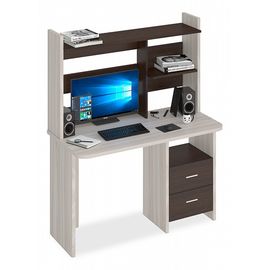  Стол компьютерный Домино Lite СКЛ-Прям120Р+НКЛ-120, фото 1 