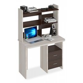  Стол компьютерный Домино Lite СКЛ-Прям100Р+НКЛ-100, фото 1 