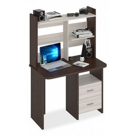  Стол компьютерный Домино Lite СКЛ-Прям100Р+НКЛ-100, фото 1 