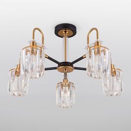  Люстра на штанге Tenia 70090/5 черный, фото 1 