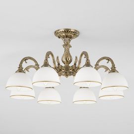  Люстра на штанге Caldera 60106/8 античная бронза, фото 1 