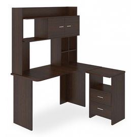  Стол компьютерный Домино Lite СКЛ-Угл130+НКЛХ-130 В ПРАВ, фото 1 