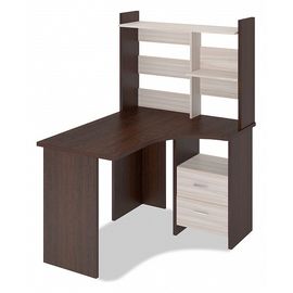  Стол компьютерный Домино Лайт СКЛ-Угл120+НКЛ-100, фото 1 