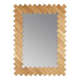  Зеркало настенное (97x71 см) Дубовые планки V20083, фото 1 