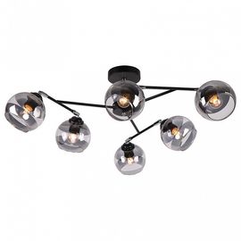  Потолочная люстра 9460 MD.9460-6-S BK+CH, фото 1 