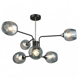  Потолочная люстра 3564 MD.3564-6-S BK+CH, фото 1 