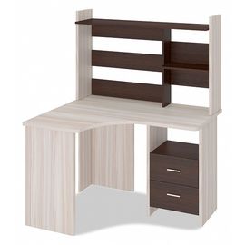  Стол компьютерный Домино Лайт СКЛ-Угл120+НКЛ-120, фото 1 