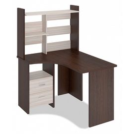  Стол компьютерный Домино Лайт СКЛ-Угл120+НКЛ-100, фото 1 