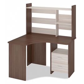  Стол компьютерный Домино Лайт СКЛ-Угл120+НКЛ-120, фото 1 