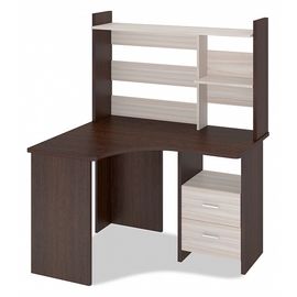  Стол компьютерный Домино Лайт СКЛ-Угл120+НКЛ-120, фото 1 