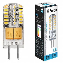  Лампа светодиодная LB-422 G4 220В 3Вт 6400K 25533, фото 1 