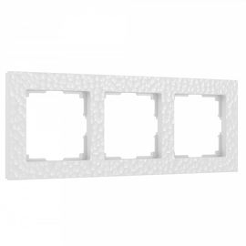  Рамка на 3 поста Hammer W0032401 (белый), фото 1 