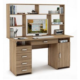  Стол компьютерный Лайт-8Я СН, фото 1 