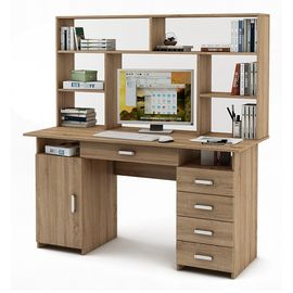  Стол компьютерный Лайт-7Я СН, фото 1 