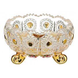  Чаша декоративная (11х7 см) Gold Glass 195-100, фото 1 