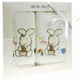  Набор полотенец для ванной детских (70x120 см) Bunny К-П-010б, фото 1 