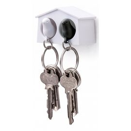  Ключница (6.3х4 см) Qualy QL10185-WH-WH-BK, фото 1 