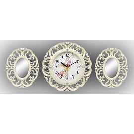  Набор из настенных часов и 2 зеркал (35см) Galaxy 73-SET-1, фото 1 