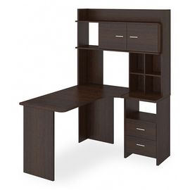  Стол компьютерный Домино Lite СКЛ-Угл130+НКЛХ-120 В ПРАВ, фото 1 