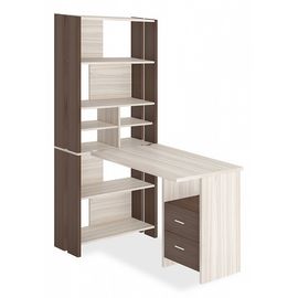  Стол компьютерный Домино Лайт СТЛ-ОВХ+С100Прям, фото 1 