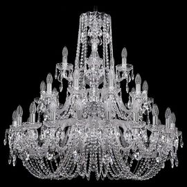  Подвесная люстра 1402/20+10+5/360/3d/Ni, фото 1 