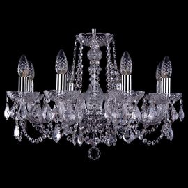  Подвесная люстра 1402/8/195/Ni/Leafs, фото 1 