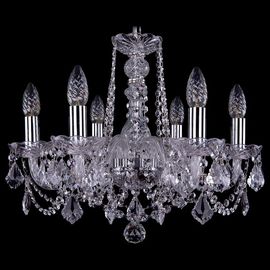  Подвесная люстра 1402/6/160/Ni/Leafs, фото 1 