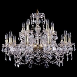  Подвесная люстра 1411/10+5/240/G/Leafs, фото 1 