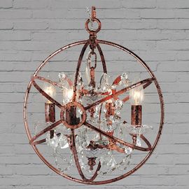  Подвесная люстра Foucaults orb crystal LOFT1897/4, фото 1 