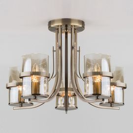  Потолочная люстра Coppa 60085/5 античная бронза, фото 1 