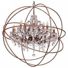  Подвесная люстра Foucaults orb crystal LOFT1897/15, фото 1 