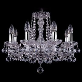  Подвесная люстра 1402/8/160/Ni/Balls, фото 1 