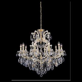  Подвесная люстра 11 ISABEL SP11 GOLD/TRANSPARENT, фото 1 