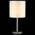  Настольная лампа декоративная SERGIO LG1 NICKEL, фото 4 
