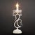  Настольная лампа декоративная Etna 12205/1T белый Strotskis, фото 4 