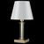  Настольная лампа декоративная NICOLAS LG1 GOLD/WHITE, фото 4 