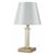  Настольная лампа декоративная NICOLAS LG1 GOLD/WHITE, фото 1 