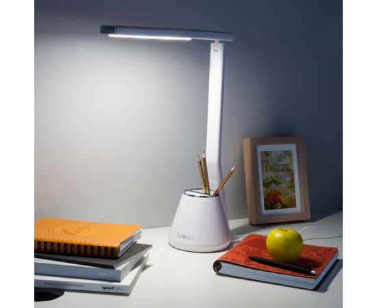  Настольная лампа офисная Office 80421/1 белый 8W, фото 2 
