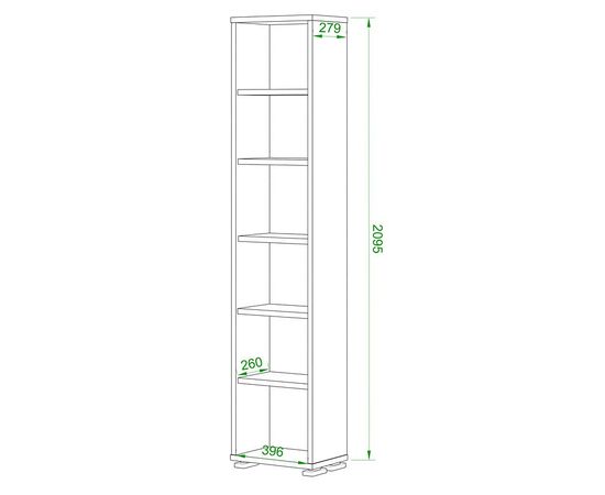  Стеллаж-колонка Домино нельсон ПУ-20-1, фото 2 