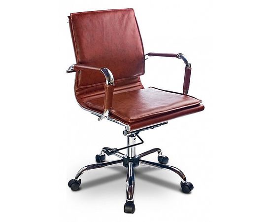  Кресло компьютерное Бюрократ CH-993-low коричневое, фото 1 