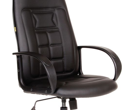  Кресло для руководителя Chairman 727 черный/черный, фото 6 
