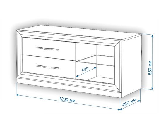  Тумба под ТВ Нобиле КА120, фото 2 