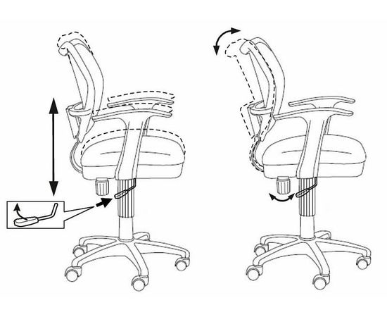  Кресло компьютерное Бюрократ CH-W797/LB/TW-55, фото 2 