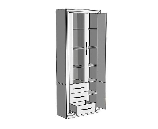  Шкаф-витрина Нобиле ШВтВ-ФСД-БЯН, фото 3 