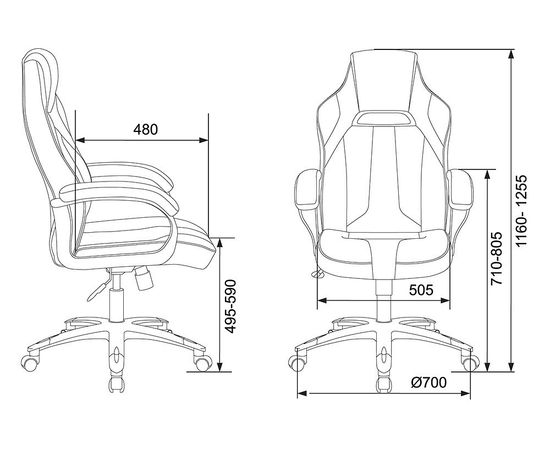  Кресло игровое Viking 2 Aero ORANGE, фото 2 