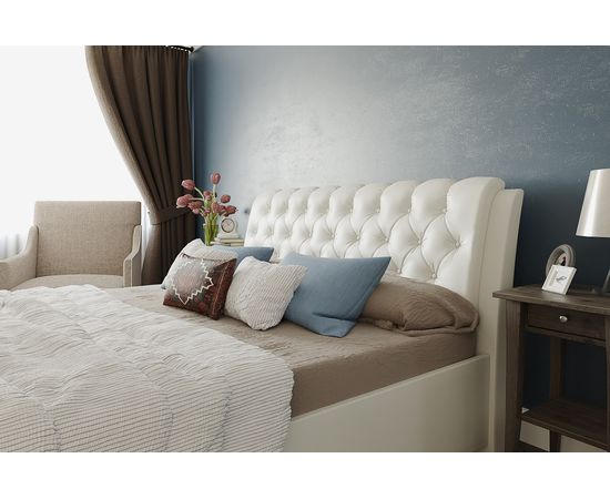  Кровать двуспальная с матрасом и подъемным механизмом Olivia 180-200, фото 4 