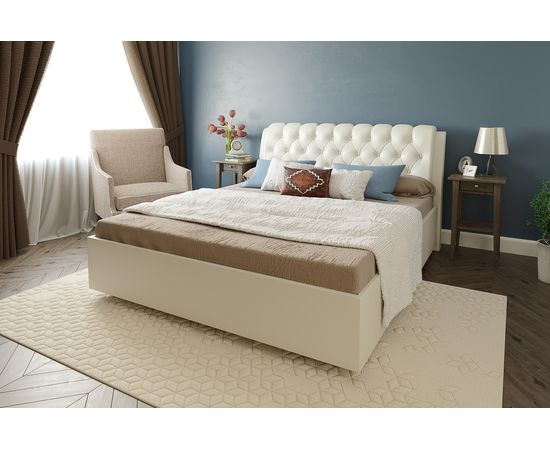  Кровать двуспальная с матрасом и подъемным механизмом Olivia 180-200, фото 3 