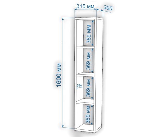  Стеллаж-колонка Нобиле СтлУ, фото 2 